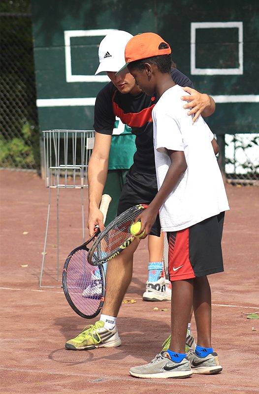 Tennis instruction