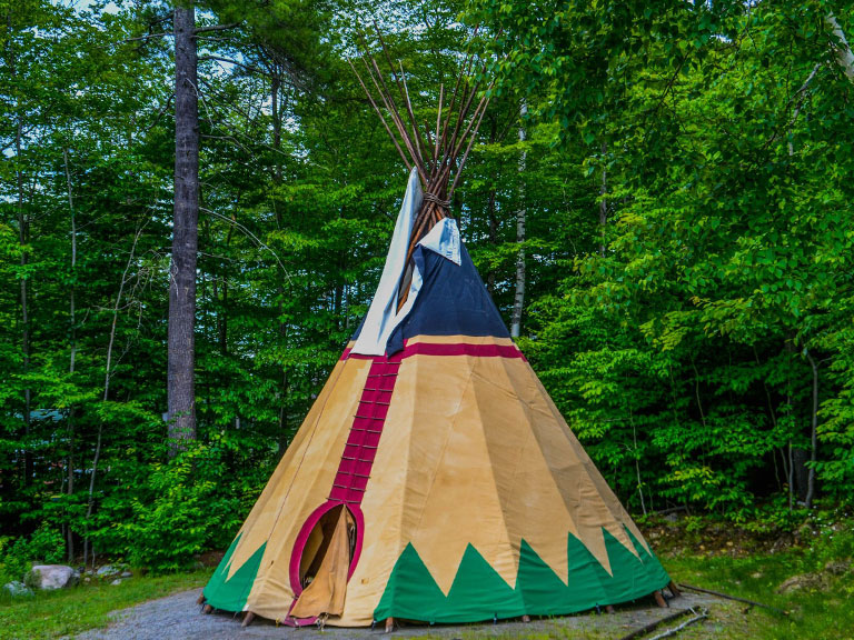 Camp outs at Brant Lake Summer Camp